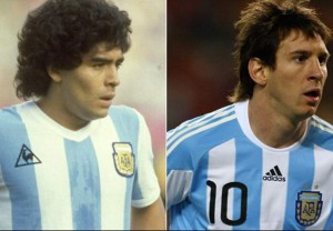 Argentine Maradona Messi