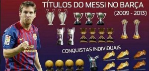 Lionel Messi trophée